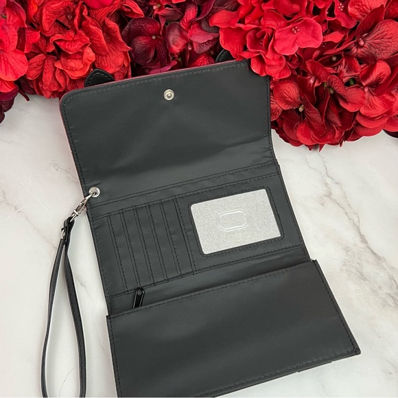 Supernatural Black and Maroon Pentagram Clutch Wallet Wristlet - Picture 7 of 15